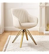 Amazon.com - Art Leon Mid Century Modern Swivel Accent Chair, Desk